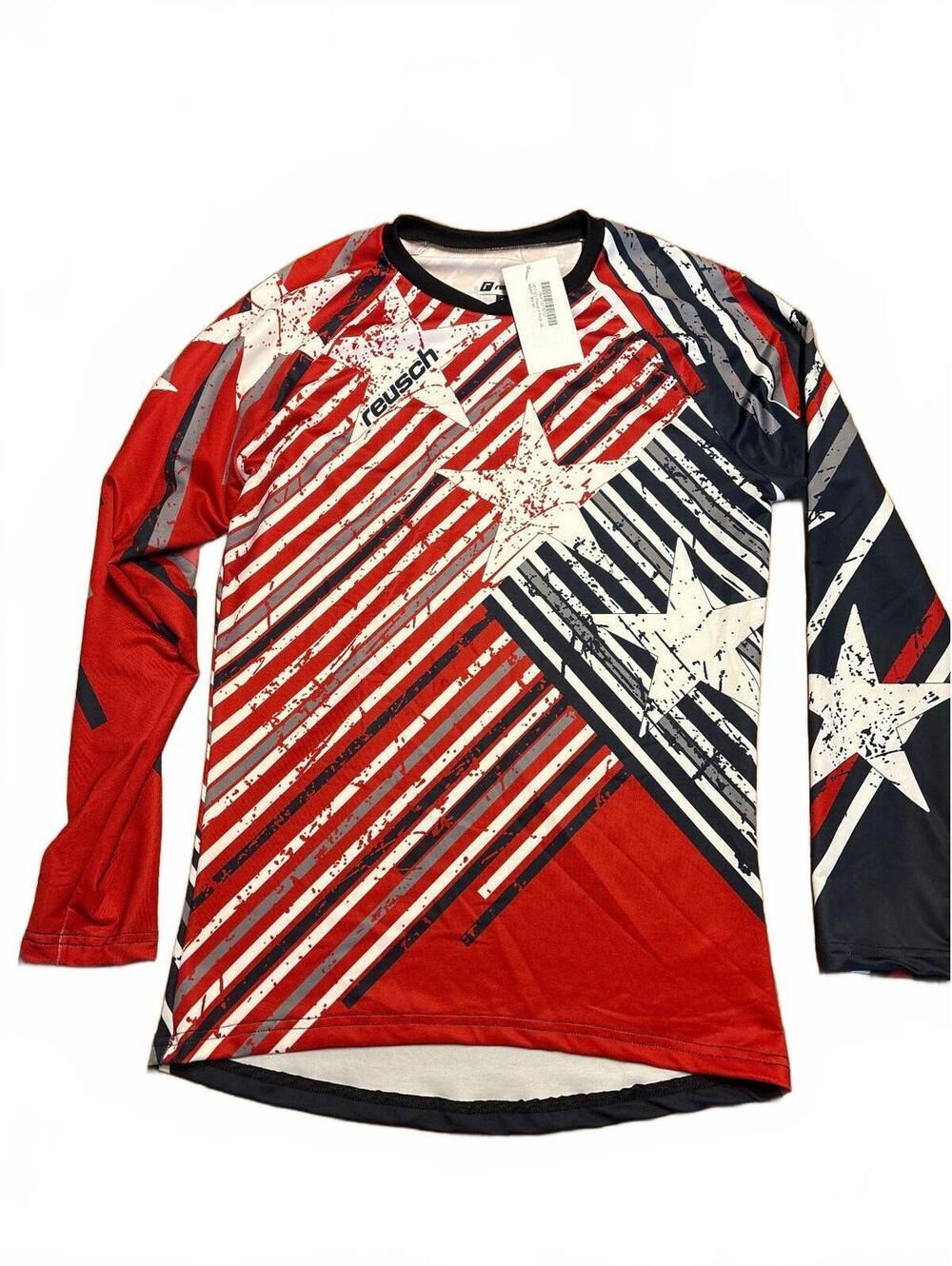 New Reusch Patriot II Profit Long Sleeve Sports Jersey Size AL Large Mens